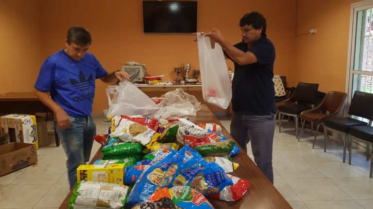 La Liga de Fútbol de Veteranos continúa con la colecta de alimentos para ir en ayuda de los más necesitados