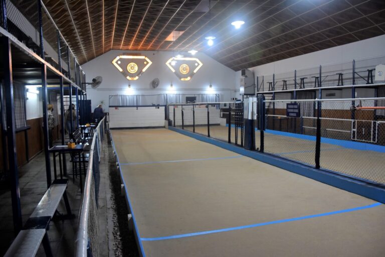 Reinauguran las canchas de Bocha del Club Cultural Argentino