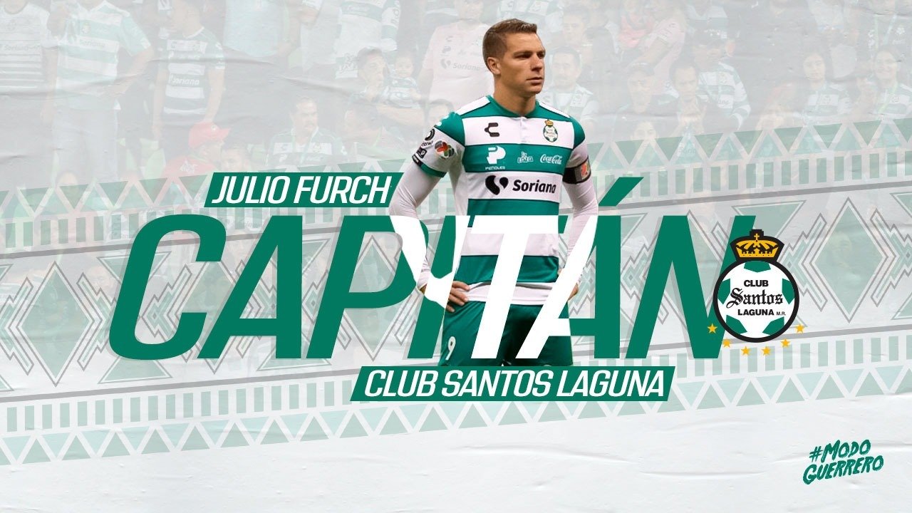 El goleador winifredense Julio Furch es el nuevo capitán del Santos Laguna