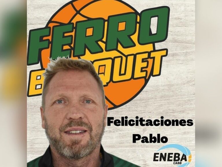 Federal de Básquet: Pablo Wendebourg encabezará el nuevo cuerpo técnico de Ferro de Pico