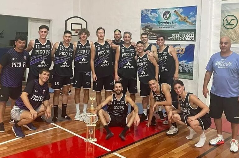 Pico FBC salió campeón de la Copa «Syner Crops», un cuadrangular preparativo para el Torneo Federal de Básquet