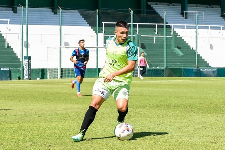 El piquense Julián Palacios sumó minutos en el amistoso de pretemporada que Banfield le ganó a Arsenal
