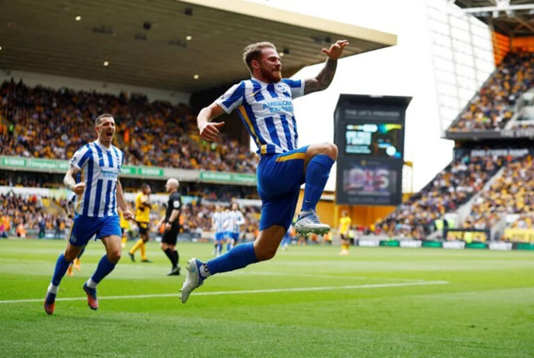 El pampeano Alexis Mac Allister erró un penal y metrió otro en la enorme victoria del Brighton ante Wolverhampton
