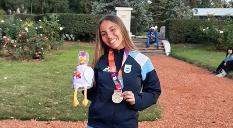 La piquense Lourdes Estigarría se consagró con la Selección Argentina en los Juegos de la Juventud
