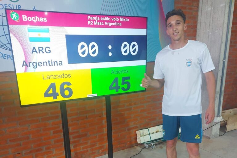 BOCHAS: El joven pampeano Lucas Hecker hizo récord en los Juegos Suramericanos de Asunción y viajará a disputar el Mundial de Turquía