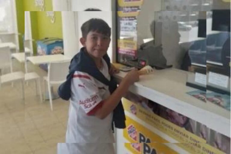 Un niño de 12 años vendió sus botines para ayudar en la colecta de Santi Maratea: «Lo hice porque amo a Independiente»