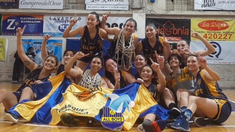 Histórico: All Boys de Santa Rosa será el primer equipo de La Pampa en jugar la Liga Federal de Básquet femenina