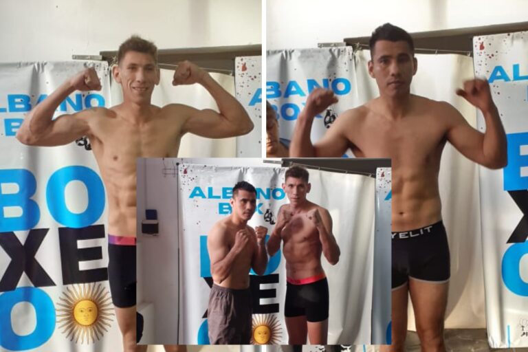 Pesaje superado para Soria y Caraballo: mañana volverá el box profesional a General Pico