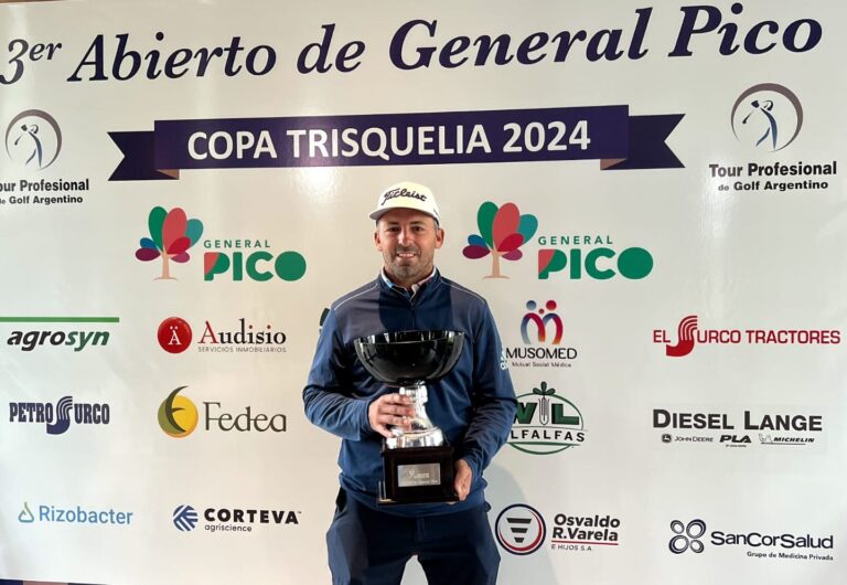 El riocuartense Miri Carranza se impuso en el tercer Abierto de golf de General Pico