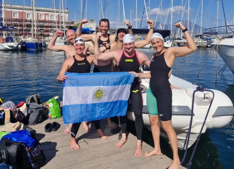 El pampeano Juan Cuadrelli logra un hito en su carrera de nadador de aguas abiertas en una competencia realizada en Italia