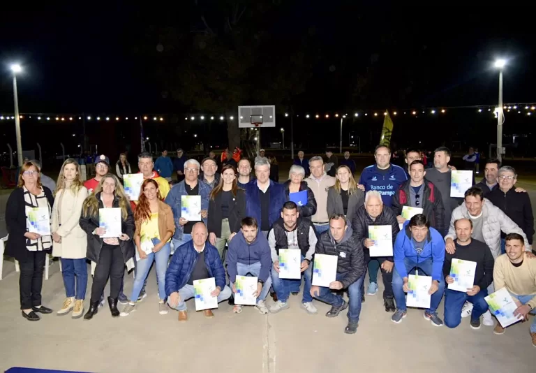 El Gobierno de La Pampa otorga $190 millones en subsidios a clubes deportivos para mejorar infraestructura y eficiencia energética