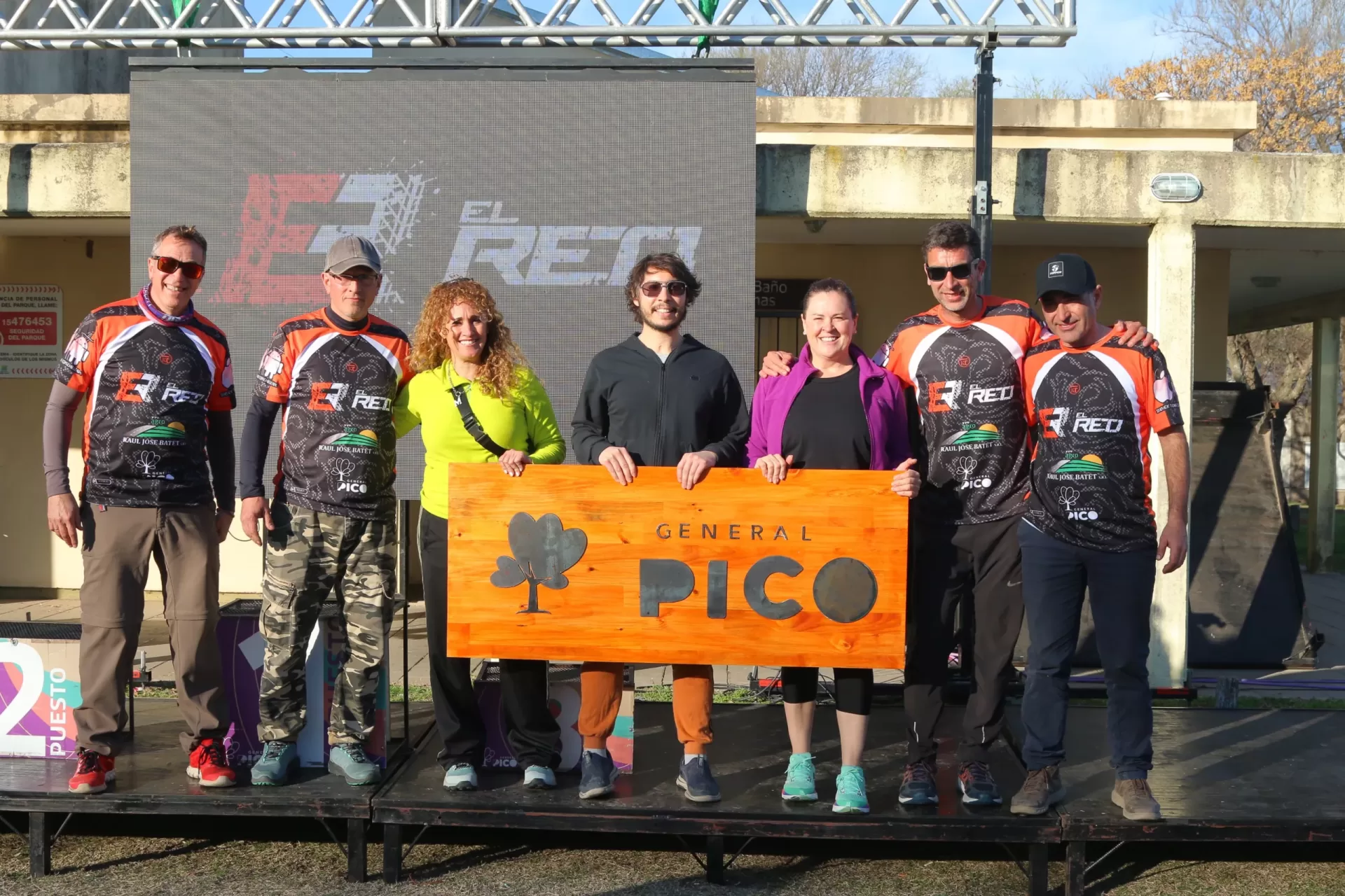 Fernanda Alonso encabezó la premiación del Trail Running MTB ‘El Reto’ en General Pico