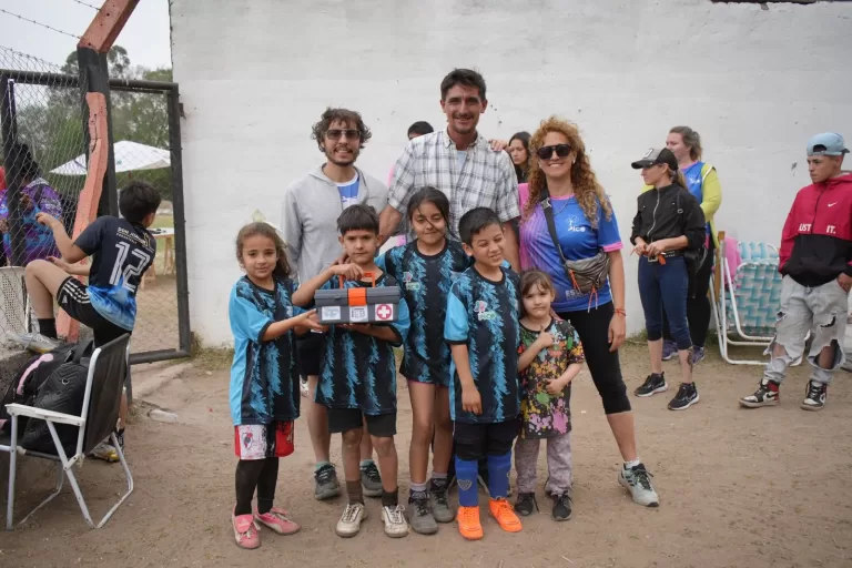 Encuentro de fútbol infantil «Entre Barrios GP»: la directora  de Deportes destacó el compromiso con el deporte social 