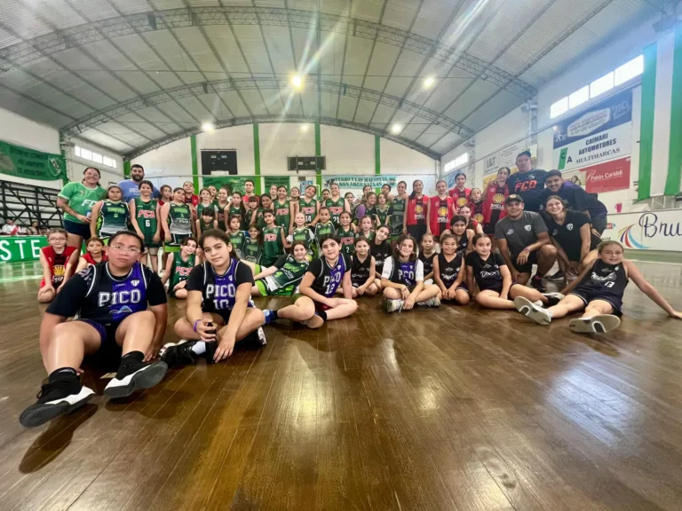 Encuentro de Mini Básquet Femenino reúne a 60 jugadoras en General Pico