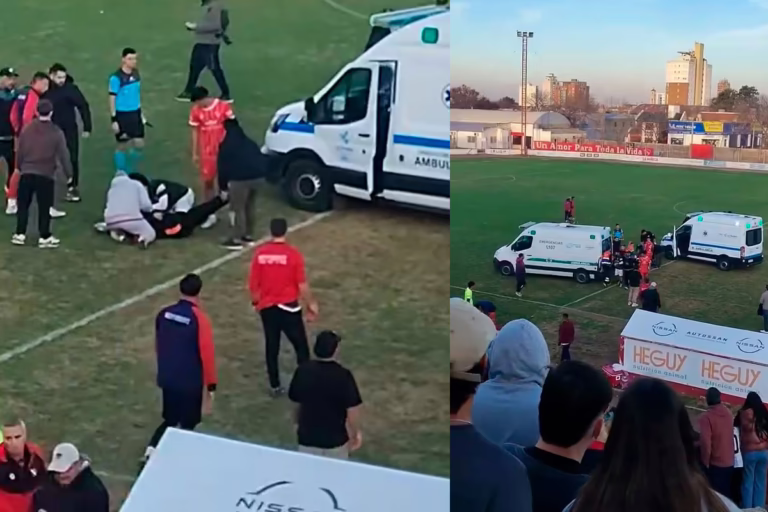 Gravísimos incidentes: El partido entre Sportivo Independiente y Ferro de Realicó terminó en una batalla campal y una persona trasladada urgente al Hospital