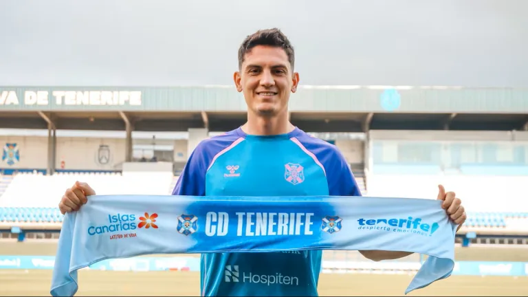 El defensor piquense Facundo Agüero fue habilitado y podría debutar en el Tenerife
