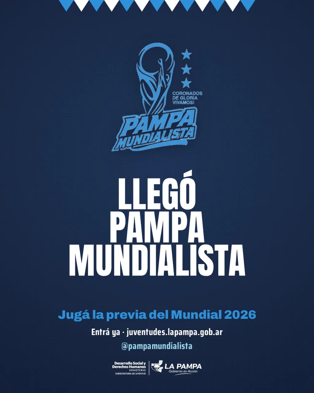 Lanzan Pampa Mundialista: una plataforma gratuita con juegos y un concurso para vivir el Mundial 2026