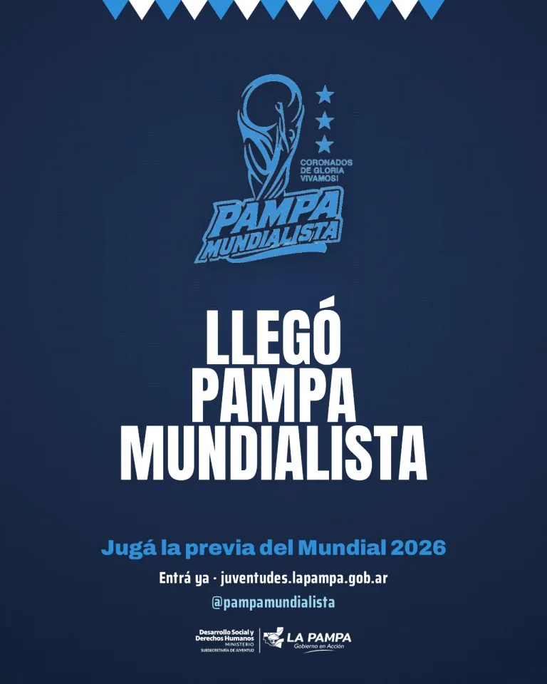 Lanzan Pampa Mundialista: una plataforma gratuita con juegos y un concurso para vivir el Mundial 2026