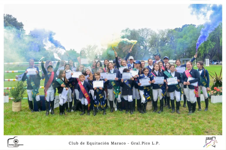 Finalizó el Circuito Interclubes de equitación en el Club Maracó y quedaron definidos los clasificados al Federal